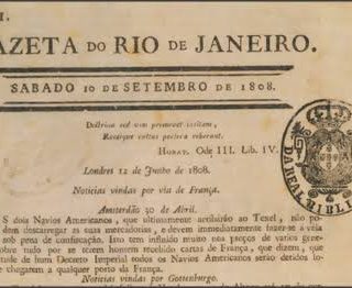 Primeiro jornal editado e impresso no Brasil