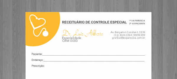 grafica online receiuario medico