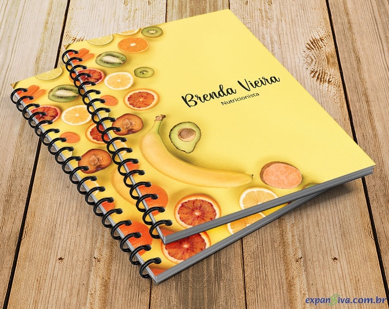 Caderno Personalizado Nutricionistas